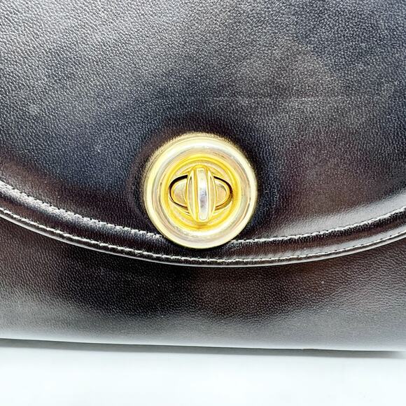[Vintage] Frenchy of California Silver Metallic Turn Lock Retro Crossbody Bag - Picture 6 of 10